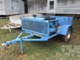 HOMEMADE TRAILER WITH BUILT IN AIR COMPRESSOR