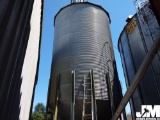 3500 BUSHEL WET STORAGE WITH ELEVATOR SYSTEM, WITH ELECTRICAL BOXES