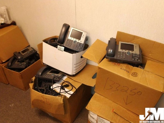 CISCO IP PHONES MODE;# 7945, APPROX (100), AS IS/CONDITION UNKNOWN