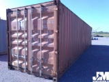 40' CONEX BOX W/SHELVING , AS IS/CONDITION UNKNOWN***THIS ITEM IS