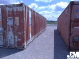 40' CONEX BOX W/ SHELVING, AS IS/CONDITION UNKNOWN ***THIS ITEM