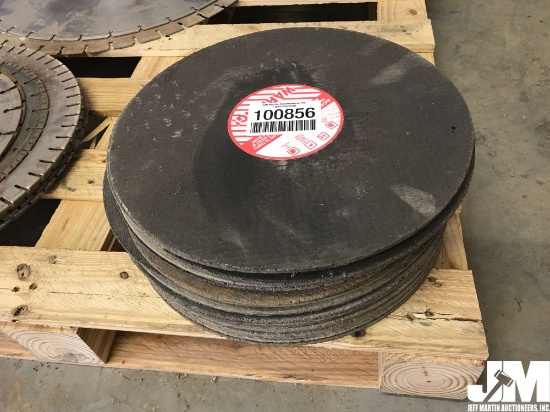 (UNUSED) QTY OF MISC CONCRETE GRINDING BLADES