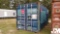 20’...... SHIPPING CONTAINER, S/N: TCLU4845616