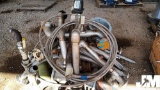 QTY OF SS BRAIDED HOSE, SS PIPE, FLANGES, & VALVES