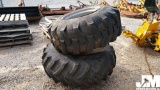 (2) 16.9-24 TRACTOR TIRES ON RIMS