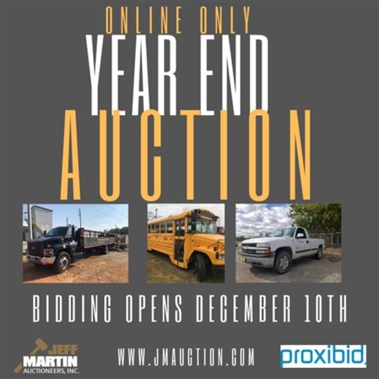 Online Only Year End Auction