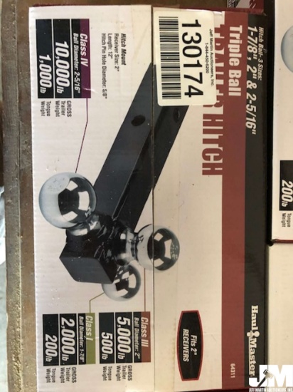 NEW TRI-BALL TRAILER HITCH