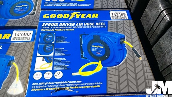 (UNUSED) GOODYEAR 3/8" X 50' AIR HOSE REEL