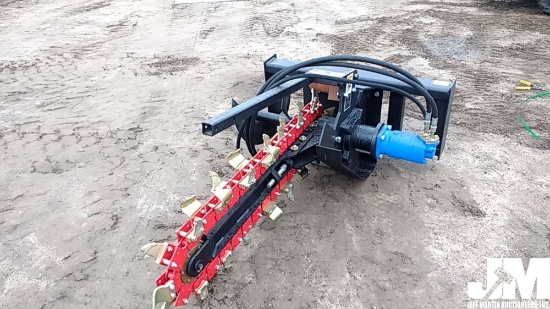 (UNUSED) 4’...... HYDRAULIC TRENCHER ATTACHMENT, TO FIT SKID STEER