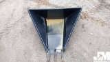 (UNUSED) STUMP BUCKET, TO FIT SKID STEER