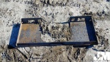 (UNUSED) WELD ON Q/C PLATE, TO FIT SKID STEER