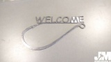 CIRCLE HOOK WELCOME WALL DECOR