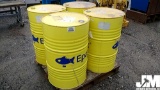 QTY OF (4) 55 GAL DRUMS