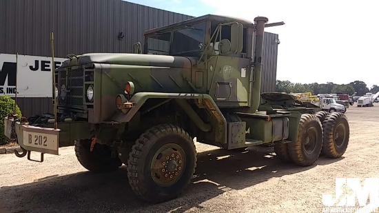 1984 AM GENERAL M932 VIN: NL0BUJ C532-00242 T/A DAY CAB TRUCK TRACTOR