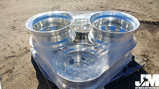 (6) 22.5" ALUM TRUCK RIMS