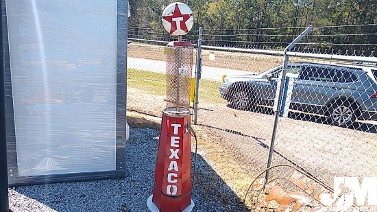 TEXACO PUMP METAL ART