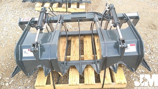 (UNUSED) STOUT HD72-8 BRUSH GRAPPLE, TO FIT SKID STEER