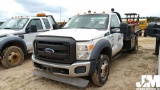 2012 FORD F-450XL SD VIN: 1FDUF4GT1CEA73808 S/A FLATBED TRUCK