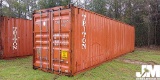 40' SHIPPING CONTAINER, SN: TCNU9303657