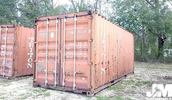 20' SHIPPING CONTAINER, SN: TTNU3531190