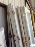 QTY OF 8 MISC DOORS AND 1 ROLL OF INSULATION