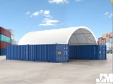 (UNUSED) 2020 GOLDEN MOUNT PE DOME CONTAINER SHELTER, MODEL C2040-300GSM,