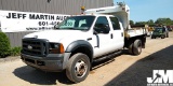 2006 FORD F-550XL SD CREW CAB SINGLE AXLE DUMP TRUCK VIN: 1FDAW56P56EB92527