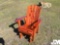 RED CEDAR AMISH BUILD GLIDER ROCKING CHAIR