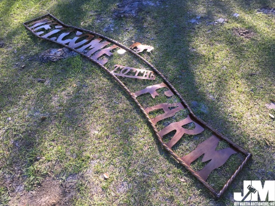 10’...... WELCOME TO THE FARM SIGN