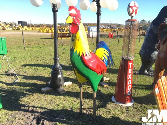 6’...... ROOSTER METAL YARD ART