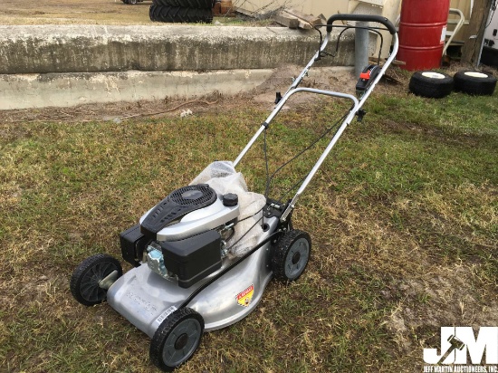 (UNUSED) WORTH 22" SELF-PROPELLED MOWER, W/ BAG ATTACHMENT