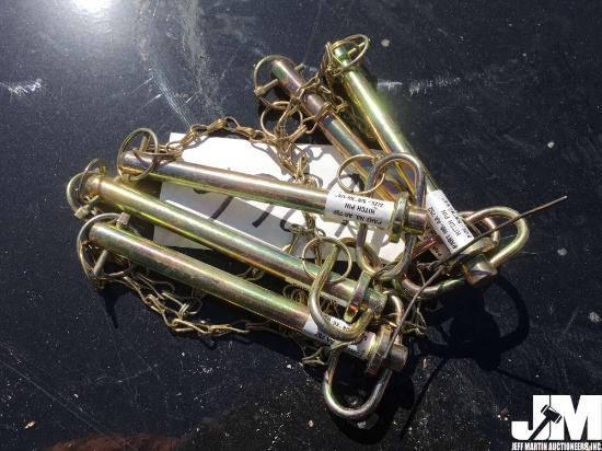 LOTS OF (5) ZINC HITCH PINS 5/8"