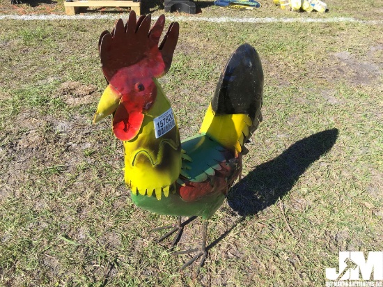 3’...... METAL ROOSTER YARD ART
