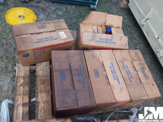 QTY OF (5) MISC CASES OF INDUSTRIAL ULTRA-DUTY GREASE