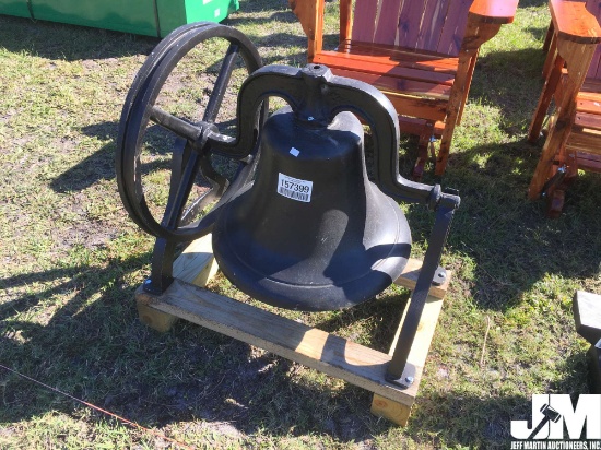 SCHOOL HOUSE BELL WITH FRAME