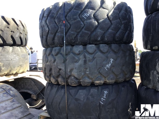 QTY OF (3) 23.5R25 TIRES