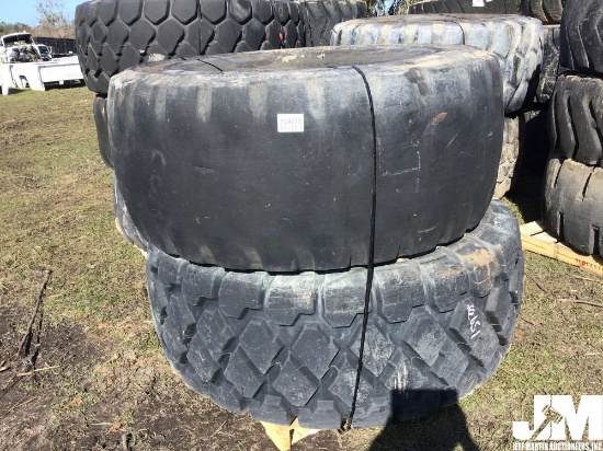 QTY OF (2) 26.5-25 TIRES