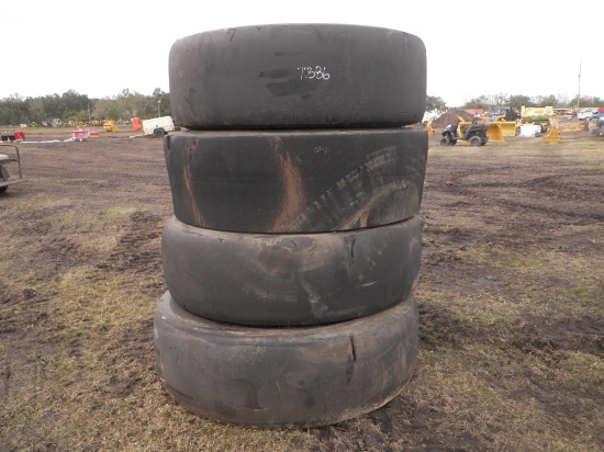 QTY OF (4) MISC EQUIPMENT 18.00-25 TIRES