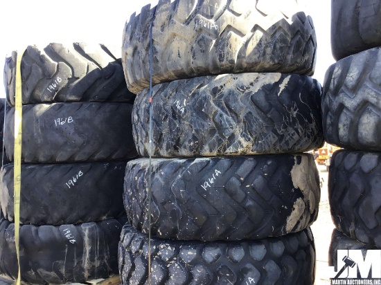 QTY OF (4) 20.5R25 TIRES