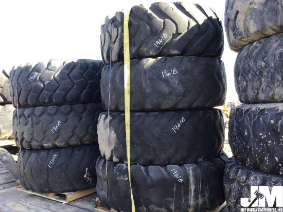 QTY OF (4) EQUIPMENT TIRES