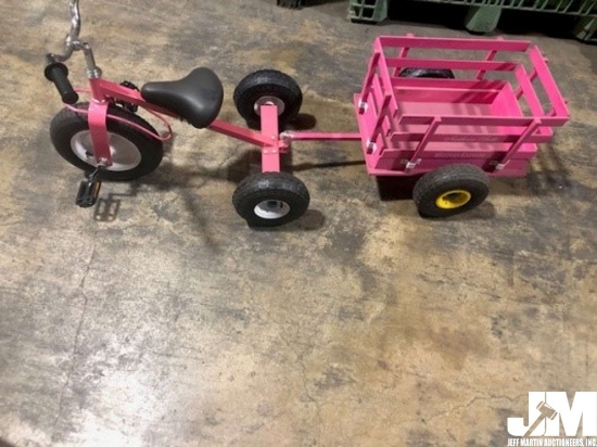 PINK TRICYCLE / WAGON COMBO