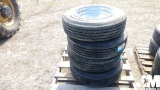 QTY OF (4) 215/75R17.5, 16PLY TIRES