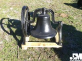 SCHOOL HOUSE BELL WITH FRAME