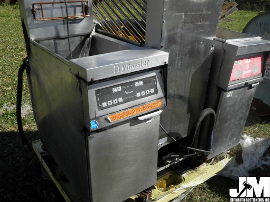 QTY OF COMMERCIAL FRYERS, (2) FRYMASTER, (1) VULCAN