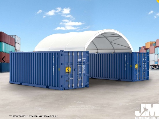 (UNUSED) 2020 GOLDEN MOUNT PE DOME CONTAINER SHELTER, MODEL C2020-300GSM,