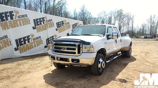 2007 FORD F-350 VIN: 1FTWW33P47EA17805 4X4 CREW CAB PICKUP