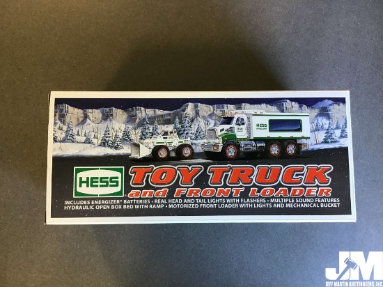 2008 HESS TOY TRUCK AND FRONT LOADER