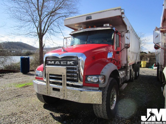 2013 MACK GU713 VIN: 1M2AX07C8DM015467 QUAD/A DUMP TRUCK