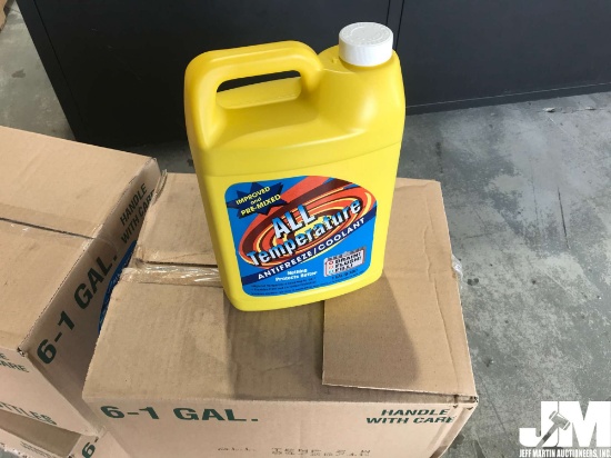 (UNUSED) QTY OF (6) 1 GAL ALL TEMPERATURE PRE-MIXED ANTIFREEZE/COOLANT