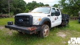 2012 FORD F-450XL SD VIN: 1FD0W4GYXCEA66317 S/A CREW CAB FLATBED TRUCK